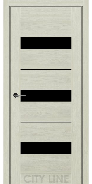 Межкомнатные двери CityLine Express SORANA korfad-express-sorana-dub-lorenco-cityline-express-s-cernym-steklom